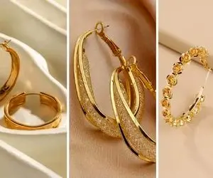 مدل گوشواره های حلقه ای مد و به روز مختص خانومای مدرن و باسلیقه تو اکسسوری؛ فوق لوکس