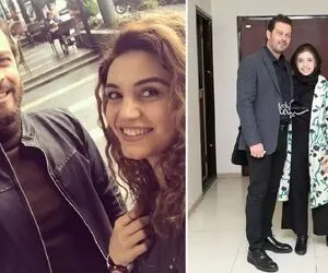 سِت لباس جذاب "پژمان بازغی" با نفس دخترش؛ آقای بازیگر اتو داره قد کشتی!
