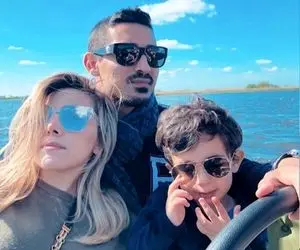 تعطیلات لاکچری رضا قوچان نژاد بر روی آبها!