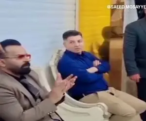 آواز عروسی؛ طرف اولش تو قیافس نمیشه با یه من عسل خوردش زوری آووردنش برقصه یخش آب شد