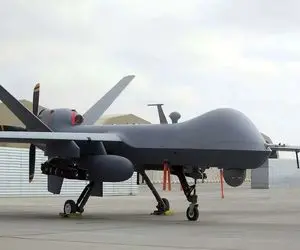 (ویدئو) لحظه اصابت بمب و هلاکت یک تروریست با پهپاد قرارگاه قدس