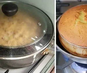 طرز تهیه کیک ساده بدون فر / این دستور پخت بهترینه اگه توی خونه فر نداری غمت نباشه