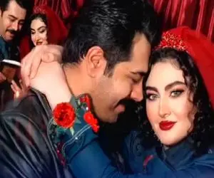 آواز شاد؛ شب یلدای مریم مومن و شوهریش با آهنگ نگو نگو نمیام / چه عاشقونس