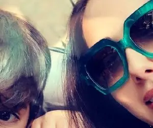 لیلا اوتادی از لذت بخش بودن بغل کردن بچه می گوید | عکس