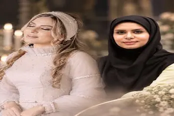 نجمه جودکی بعد صداوسیما مجری عقد آریایی دوست صمیمی‌اش شد؛ لباس رویایی و چهره ملیح