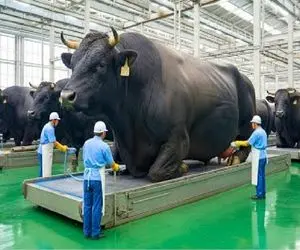 فرآوری گاو؛ به گاو زندگی لاکچری میدن برا رسیدن به گوشت با چربی متوازن و بافت نرم