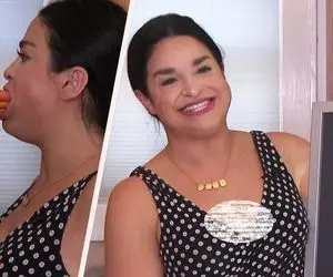 (عکس) این خانم دهن گشادترین زن دنیاست!