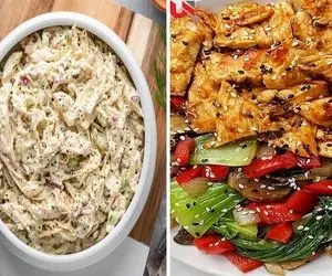 اگه سالاد بازی این سالاد مرغ و قارچ رو که اهل ترکیه هست از دست نده، لعنتی معرکه‌ اس