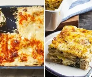 طرز تهیه لازانیا مرغ و ریحون / طعم لذیذ و جذابی که حسابی شگفت زدت می کنه
