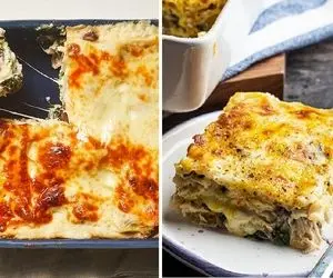 طرز تهیه لازانیا مرغ و ریحون / طعم لذیذ و جذابی که حسابی شگفت زدت می کنه