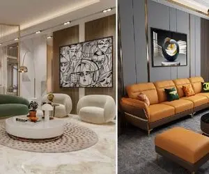 مبلمان مدرن سبکی رایق و دلبرانه / این مبل جوری طراحی شده که هر جا میشینه ست میشه 