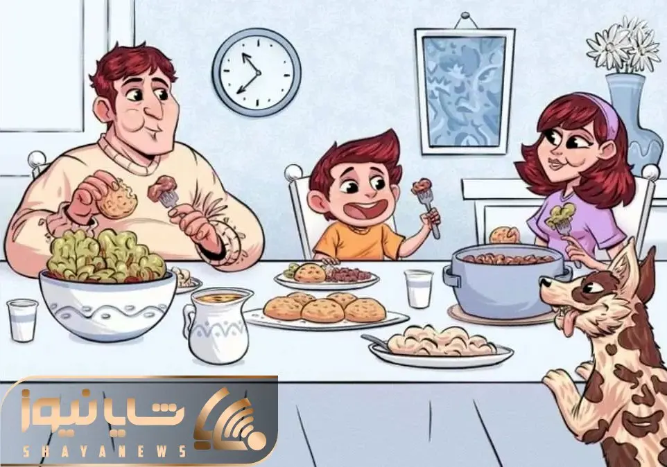 بازی فکری؛ اگه ادعا داری چشم هات مثل عقابه تو این شام جذاب چهره پنهان رو پیدا کن