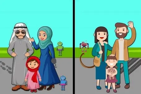بازی فکری؛ صفر تا 100 باهوشی اگه بگی کدوم از خانواده ها ربات
