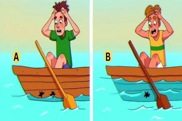 بازی فکری؛ اونی که آی کیوش با انیشتین یکیه میدونه کدوم قایق زودتر غرق میشه