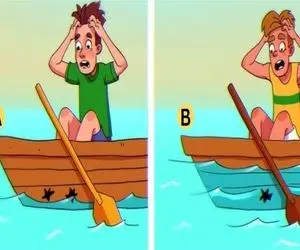 بازی فکری؛ اونی که آی کیوش با انیشتین یکیه میدونه کدوم قایق زودتر غرق میشه