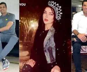 وقتی سپهر حیدری و زنش وِلو میرن واسه دوزار عکسیدن؛ خانم با بدنسازی شده غووول!