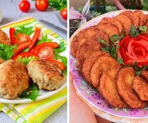 طرز تهیه کتلت بدون گوشت با سس مخصوص / یه طعم بی نظیر و خاص که سر حالت میاره