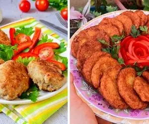 طرز تهیه کتلت بدون گوشت با سس مخصوص / یه طعم بی نظیر و خاص که سر حالت میاره