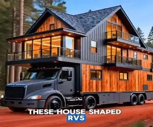 معماری خلاقانه؛ کمپر ساختن سه طبقه مجهز و  اشرافی باهاش دور دنیا رو میگردن