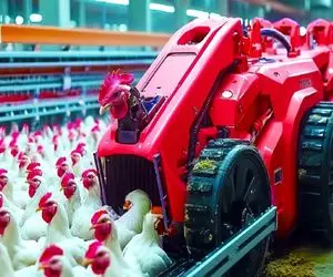 کارخانه حیوانات؛ با تزرق مرغ سفید و گوشتی میکنه بعد 10بار تخمگذاری روزانه سلاخی میکنه