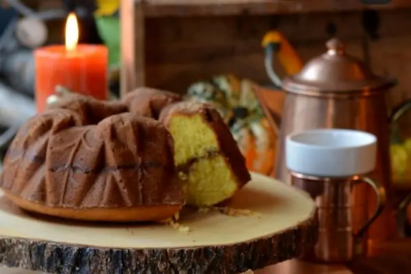 کیک کدو حلوایی