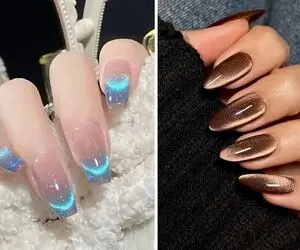 ایده ای جدید و خاص برای ژلیش ناخن؛ لاک ژل آیس و فرم هایی که بهش فوق العاده میان