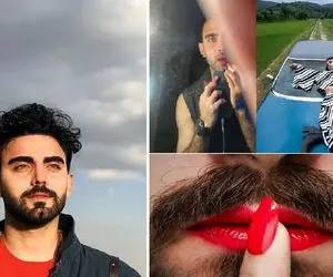 محمد صادقی هدفش از این همه حاشیه چیه؟!؛ چرا رژ زدی آقای بازیگر؟