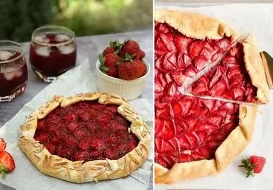 طرز تهیه گلت توت فرنگی / دسر خوشمزه تابستونی با رنگ و بوی فوق العاده