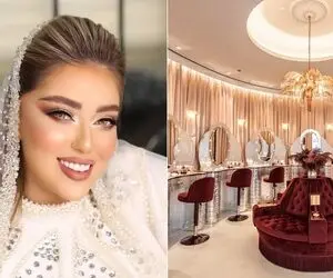 بهترین آرایشگاه های زنانه تهران / عروسای خارجی میان زیردست اینا دبی و ترکیه شعبه دارن