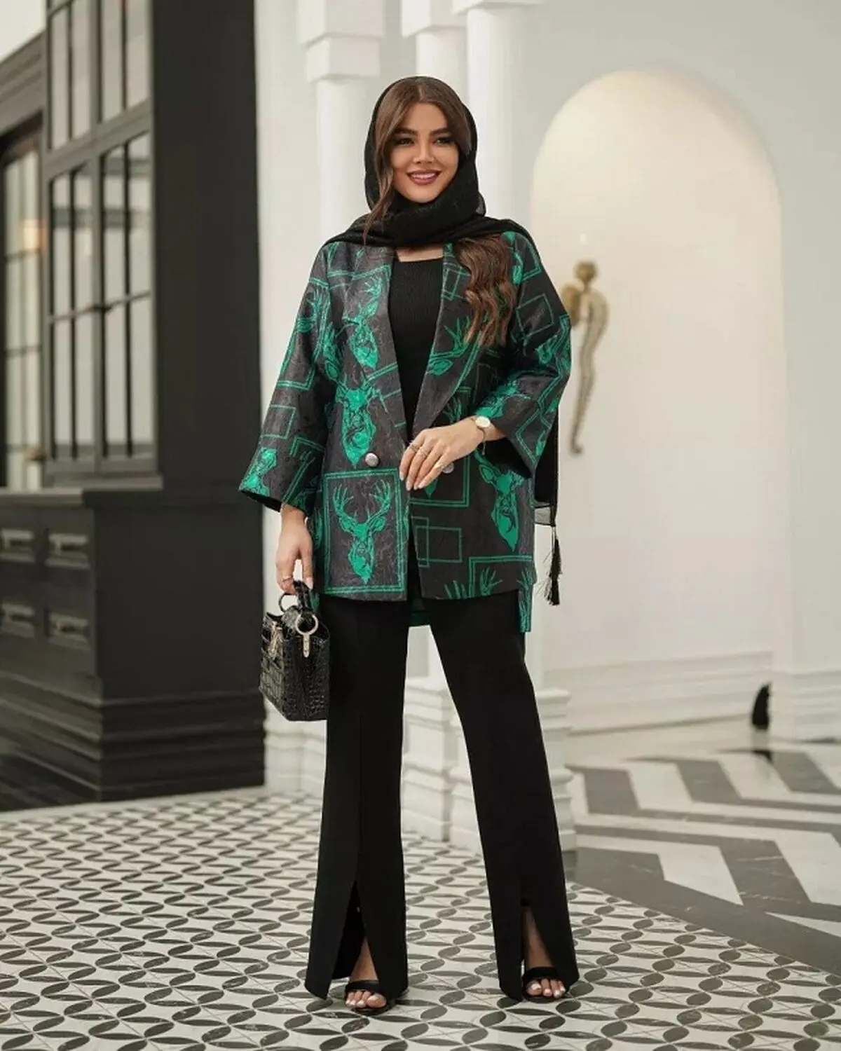 شلوار پارچه ای عید