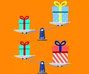 بازی فکری؛ هوشت باید قد هالک شگفت انگیز قوی باشه تا بگی کدوم جعبه کادو سنگین تره