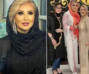 "مرجانه گلچین" واسه میکاپ طلاییش کلی مواد وِل داده رو فیسش؛ بنجامین باتن کی بودی توووو!