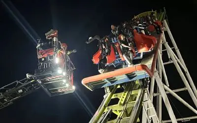 حوادث رعب آور؛ حادثه در شهر بازی؛ این بار سقوط کشتی و سرنشینان! 