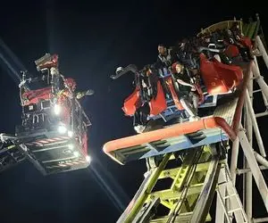 حوادث رعب آور؛ حادثه در شهر بازی؛ این بار سقوط کشتی و سرنشینان! 