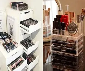 چیدمان و نظم دهی لوازم آرایشی مثل کره ای ها / اینا یه چی میدونن که اینهمه قشنگ میشه