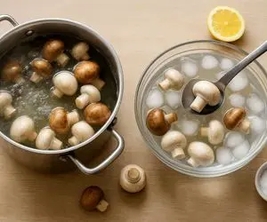 ترفندهای خانه داری؛ بهترین روش نگهداری قارچ / آموزش بلانچ کردن