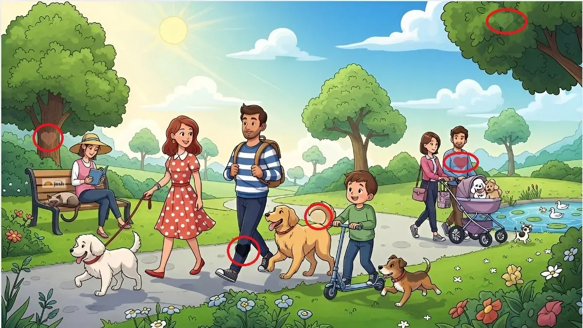 پاسخ-تست-بینایی-یافتن-۵-قلب-پنهان