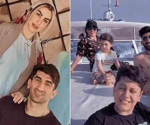 زنِ علیرضا بیرانوند واسه دوزار فالوور هنر نرمالوی دُخیشم رو کرد؛ استخر روباز چی میگه!