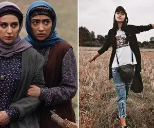 چهره گیرا یاسمن معاوی بازیگر فیروزه که اینستا یه سانتی مانتال تمام عیاره؛ چاه گونشووو!