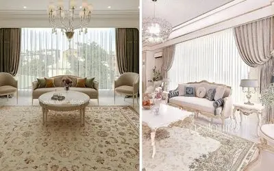 انواع نقش و نگار فرش کرم برای ایرانی پسندها؛ نحوه ست سازی و مشکلات احتمالی