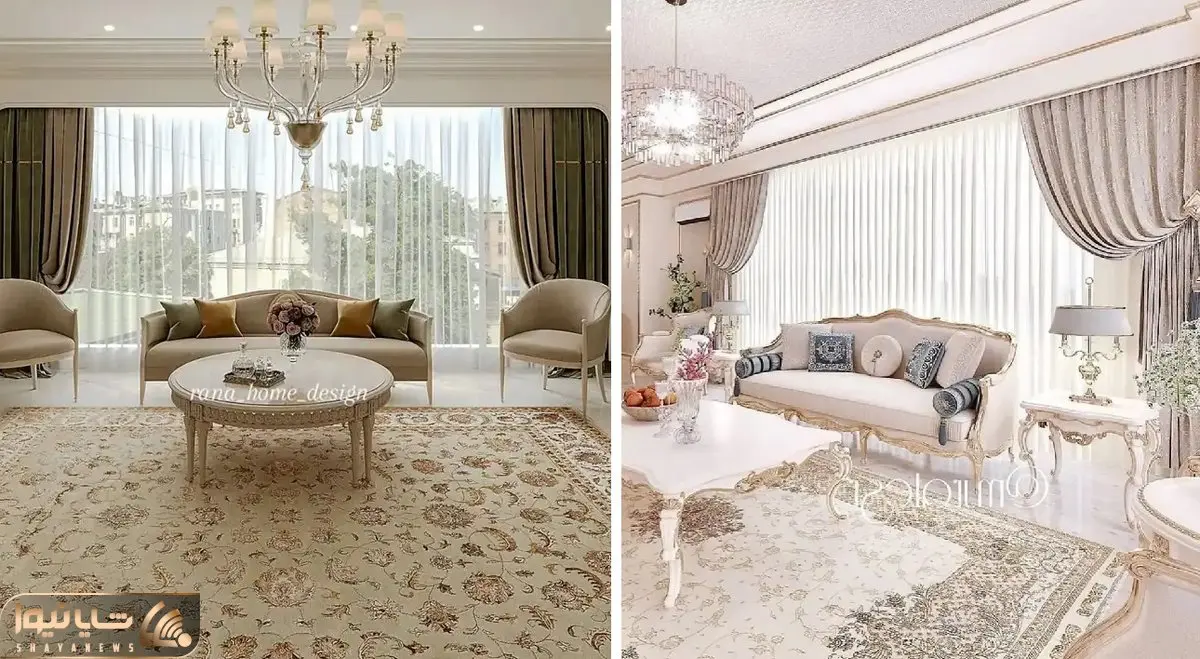 انواع نقش و نگار فرش کرم برای ایرانی پسندها؛ نحوه ست سازی و مشکلات احتمالی