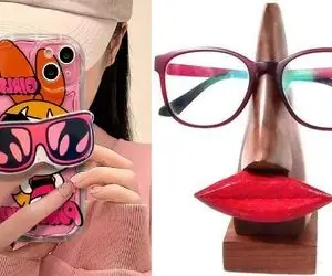 هولدر عینک فانتزی برای دخترای خاص پسند/ ترکیبی از کاربرد و زیبایی برای خانم های جزئی نگر