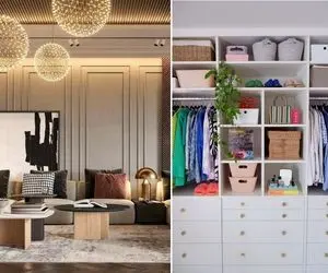 کمد دیواری خونه کوچیکه و هیچی توش جا نمیشه؟ / ترفندهای سه برابر کردن فضا رو یاد بگیر