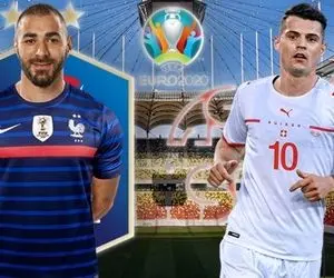 (ویدیو) گل اول سوئیس به فرانسه یورو 2020 هفت تیر
