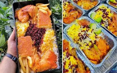 زرشک پلو با مرغ نذری برای 200 نفر / خوشمزه ترین غذای نذری با دستور فوق العاده