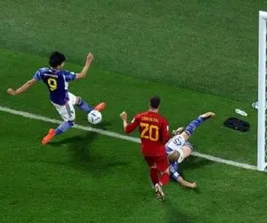 (عکس) سندی محکم برای سالم بودن گل ژاپن به اسپانیا!