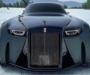 ماشین لوکس؛ بزرگترین رولزرویس جهان با موتور 6سیلندر از مخمل مشکی و چرم مار ساخته شده