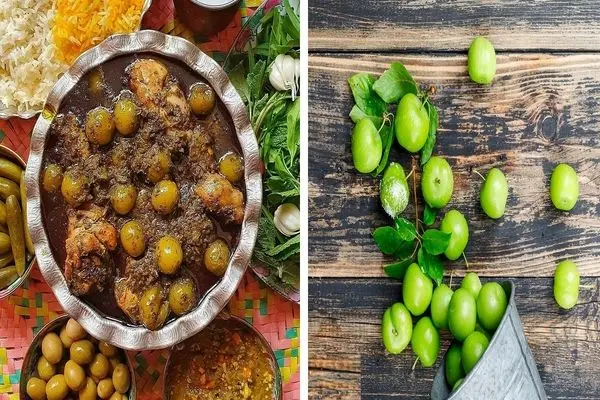 طرز تهیه ی خورشت گوجه سبز؛ این گردالوهای سبز و ترش رو تو غذا امتحان کن، طعم بهشت میده