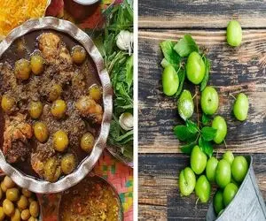 طرز تهیه ی خورشت گوجه سبز؛ این گردالوهای سبز و ترش رو تو غذا امتحان کن، طعم بهشت میده