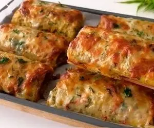 آموزش آشپزی؛ سیب زمینی و مرغ که باشه میشه این ساندویچ مرغ با رول سیب زمینی خوشمزه